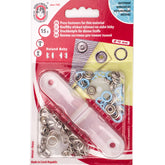 Drukknopen set | 10 mm | Baby - Ring | lichtblauw | 15 stuks Drukknopen KIN - 10 - BABY - LICHTBLAUW - 1900 8590265078101